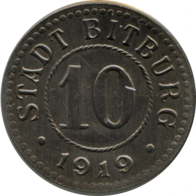 10 Pfennigs - Bitburg front