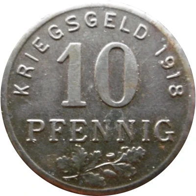 10 Pfennigs - Bochum, Gelsenkirchen, Hattingen back