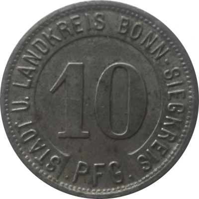 10 Pfennigs - Bonn-Siegkreis front