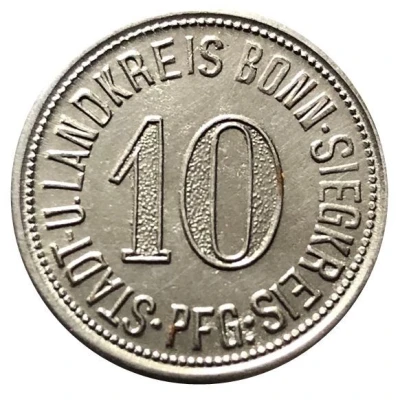 10 Pfennigs - Bonn-Siegkreis front