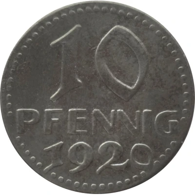 10 Pfennigs - Bremen back