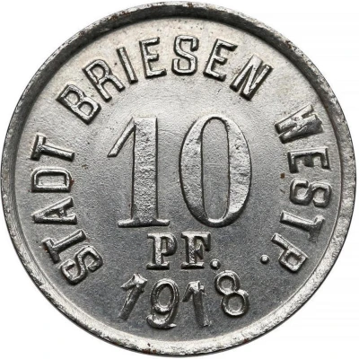 10 Pfennigs - Briesen front