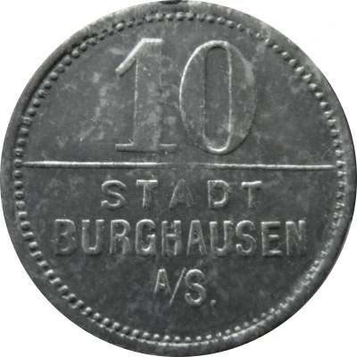 10 Pfennigs - Burghausen an der Salzach front