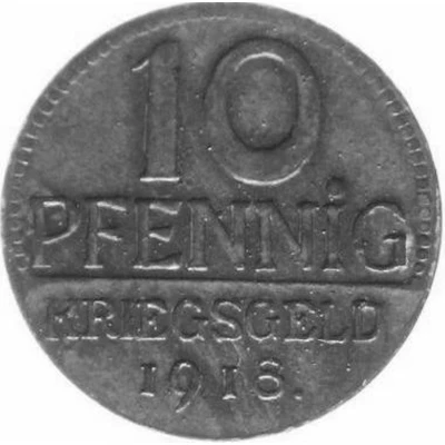 10 Pfennigs - Camburg a. S. back