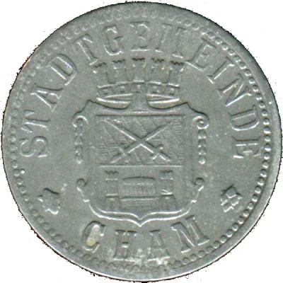 10 Pfennigs - Cham front