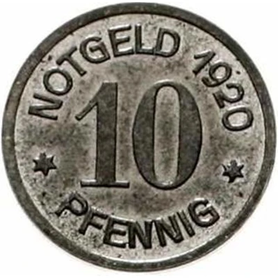 10 Pfennigs - Coblenz back