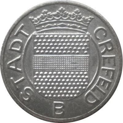 10 Pfennigs - Crefeld front