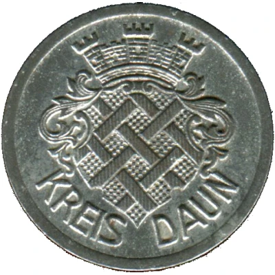 10 Pfennigs - Daun front