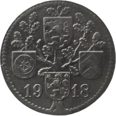 10 Pfennigs - Dieburg back