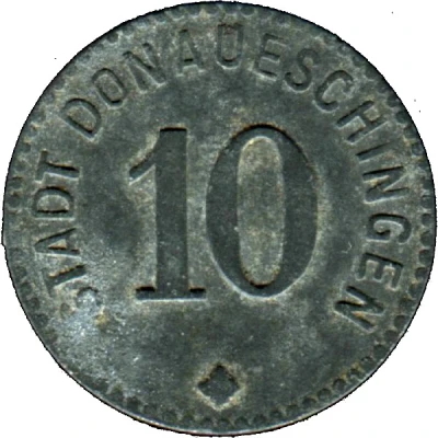 10 Pfennigs - Donaueschingen front