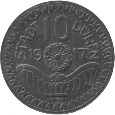 10 Pfennigs - Düren back