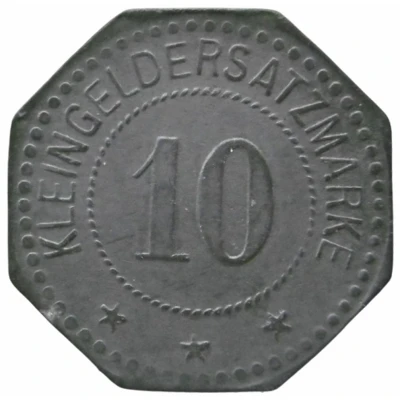 10 Pfennigs - Eisenach (Fahrzeugfabrik) ND back