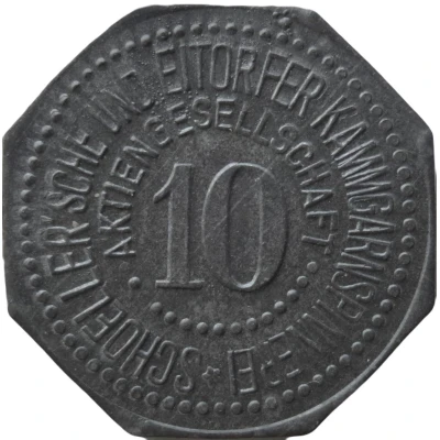 10 Pfennigs - Eitorf (Schoeller'sche und Eitorfer Kammgarnspinnerei) ND front