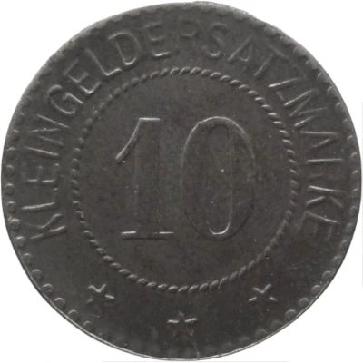 10 Pfennigs - Eltmann (Vorschussverein) ND back