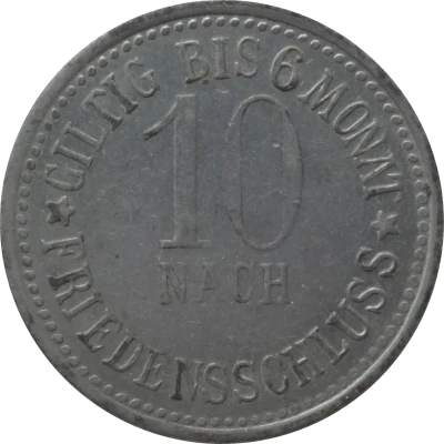 10 Pfennigs - Erbendorf back