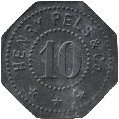 10 Pfennigs - Erfurt (Henry Pels and Co.) ND front