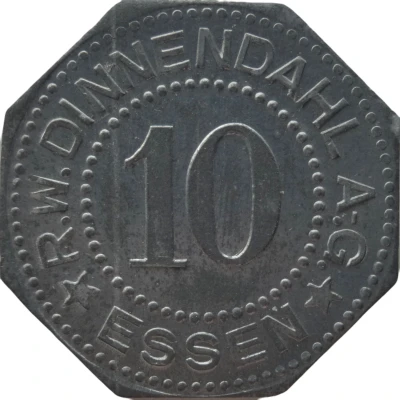 10 Pfennigs - Essen (R.W. Dinnendahl) ND front