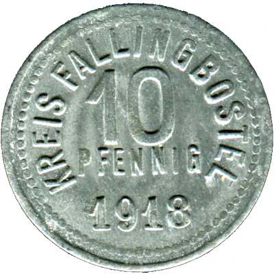 10 Pfennigs - Fallingbostel front