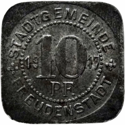 10 Pfennigs - Freudenstadt front