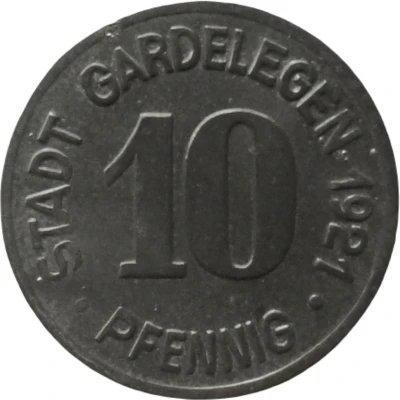 10 Pfennigs - Gardelegen front