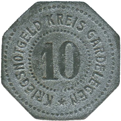 10 Pfennigs - Gardelegen ND back