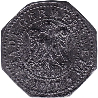 10 Pfennigs - Germersheim front