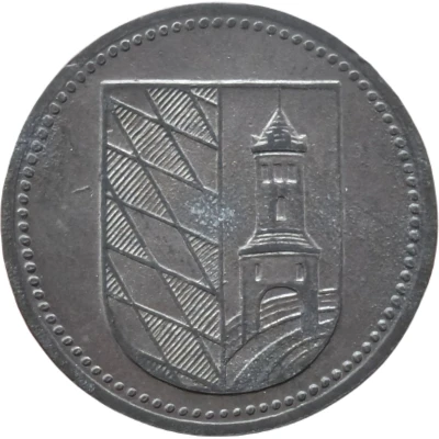 10 Pfennigs - Günzburg back