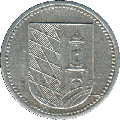 10 Pfennigs - Günzburg back