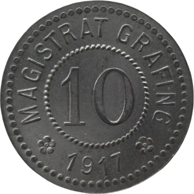 10 Pfennigs - Grafing front