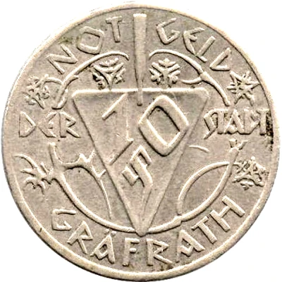 10 Pfennigs - Gräfrath front