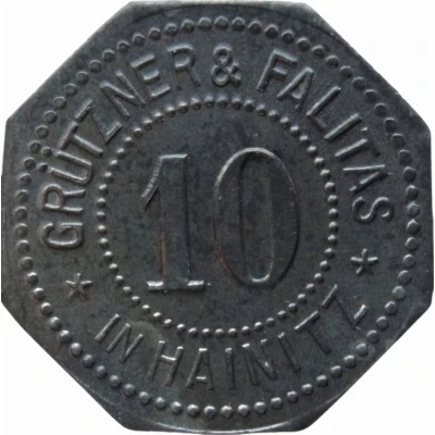 10 Pfennigs - Hainitz (Grützner and Faltis) ND front