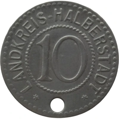 10 Pfennigs - Halberstadt ND front