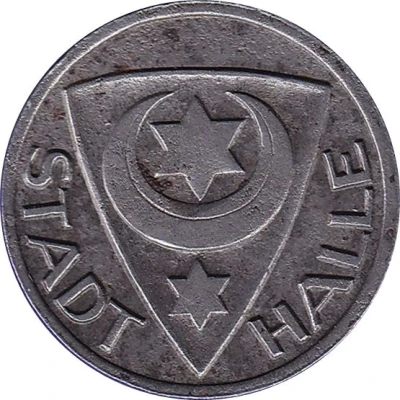 10 Pfennigs - Halle front