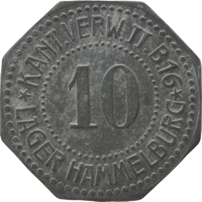 10 Pfennigs - Hammelburg (Kant. Verw. II B. 16) ND front