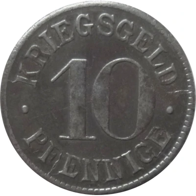 10 Pfennigs - Heidelberg ND back