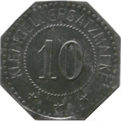 10 Pfennigs - Heldrungen (Gewerkschaft Heldrungen II) ND back