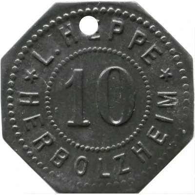 10 Pfennigs - Herbolzheim (L. Heppe) ND front