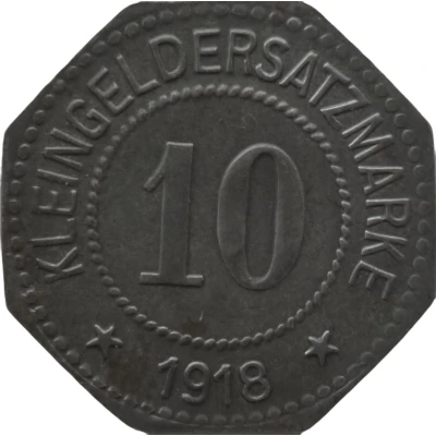 10 Pfennigs - Hersfeld back