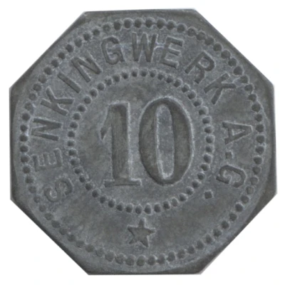 10 Pfennigs - Hildesheim (Senkingwerk A.G.) ND front