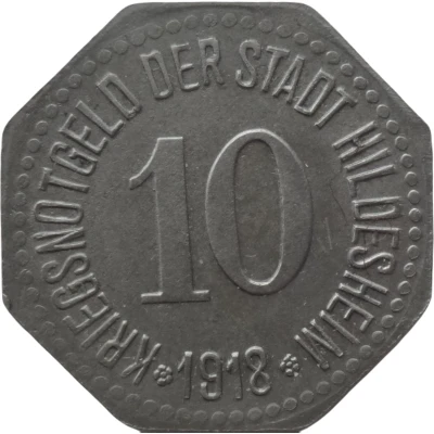 10 Pfennigs - Hildesheim front