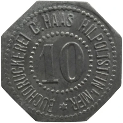 10 Pfennigs - Hilpoltstein (Buchdruckerei C. Haas) ND front