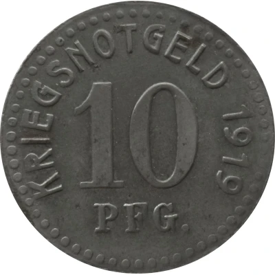 10 Pfennigs - Horst-Emscher back