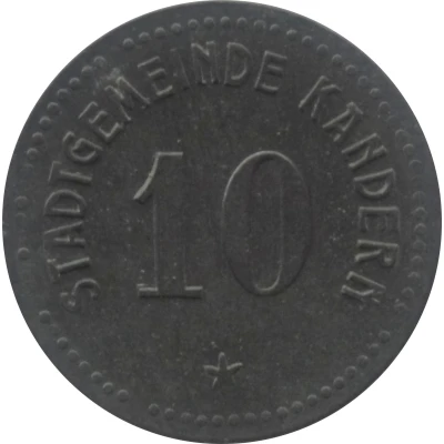 10 Pfennigs - Kandern front