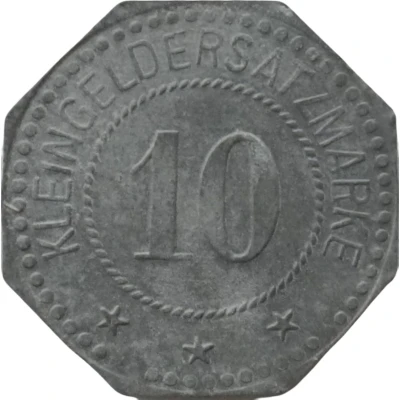 10 Pfennigs - Karlsruhe (Louis L. Stern and Co) ND back