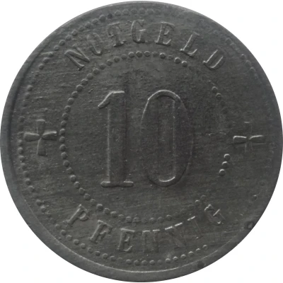 10 Pfennigs - Kaufbeuren back