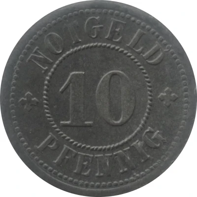 10 Pfennigs - Kaufbeuren back