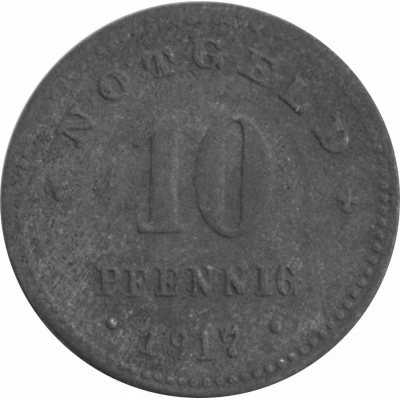 10 Pfennigs - Kelheim a. D. back