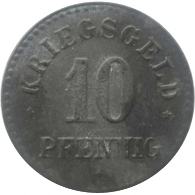 10 Pfennigs - Kempen, Posen ND back