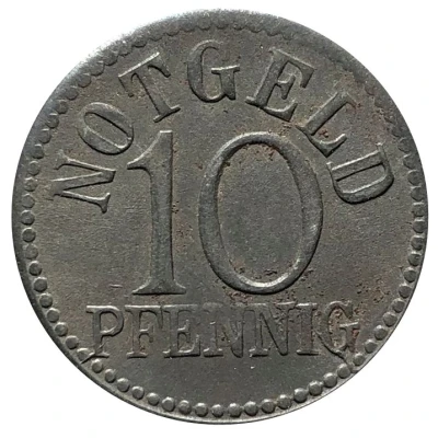 10 Pfennigs - Kreuznach ND back