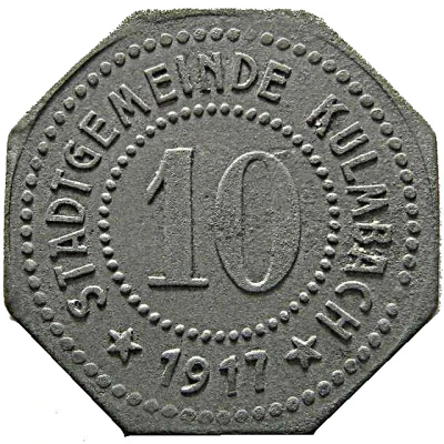 10 Pfennigs - Kulmbach front